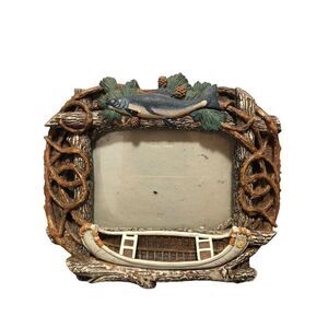 Malden Int'l Designs 3D Picture Frame Hand Painted Romantic Passages Fisherman B